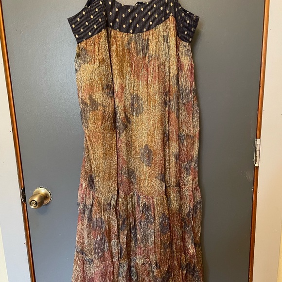 Anthropology Nadine Shimmer midi dress - Picture 4 of 5